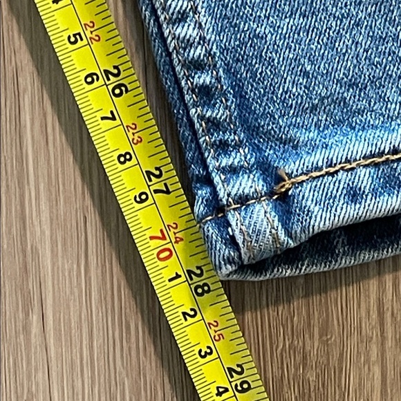 Levi's Men 505 Straight Leg Relaxed Fit Jeans Outdoor Causal High Waist - Picture 14 of 14